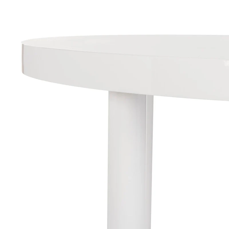 SAFAVIEH Janell White Dining Table - 39.4 x 39.4 x 30 - 39.4 x 39.4 x 30 - 39Wx39Dx30H