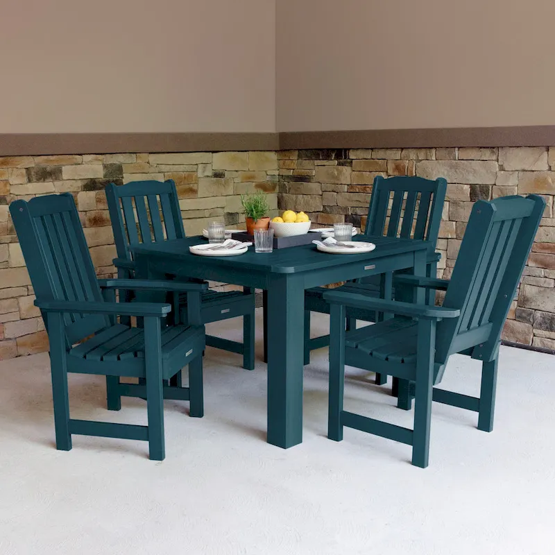 Lehigh 5-Piece Outdoor Dining Set - 42 x 42 Table, Dining-height