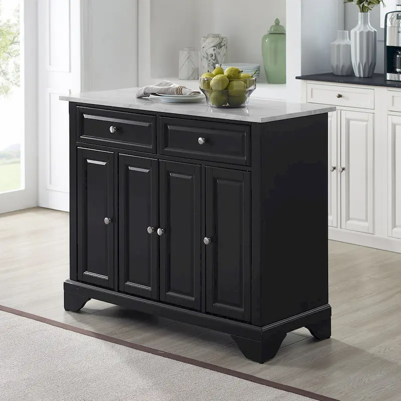 Kitchen Island Cart with Storage, 18