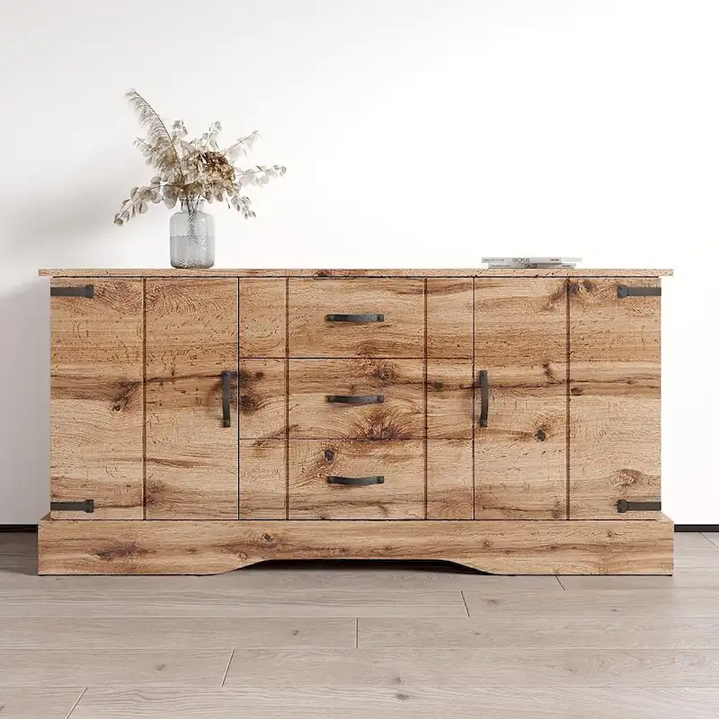 Contemporary Sideboard with Matte Finish