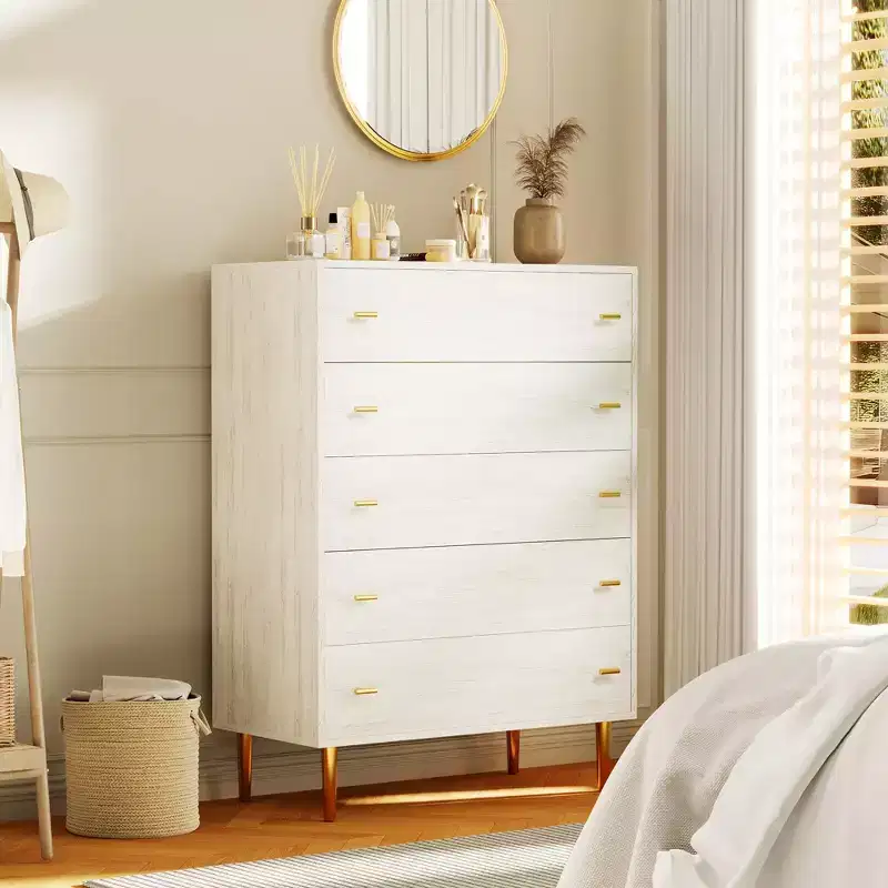 Engineered Wood 5-Drawer Chest of Drawers 31.5''W x 43.2''H