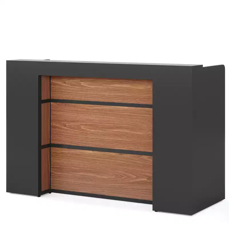 Lantine 63 Inches LED Lights Reception Desk