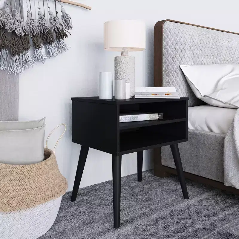 Valence Mid Century Modern Nightstand - Eco Dream