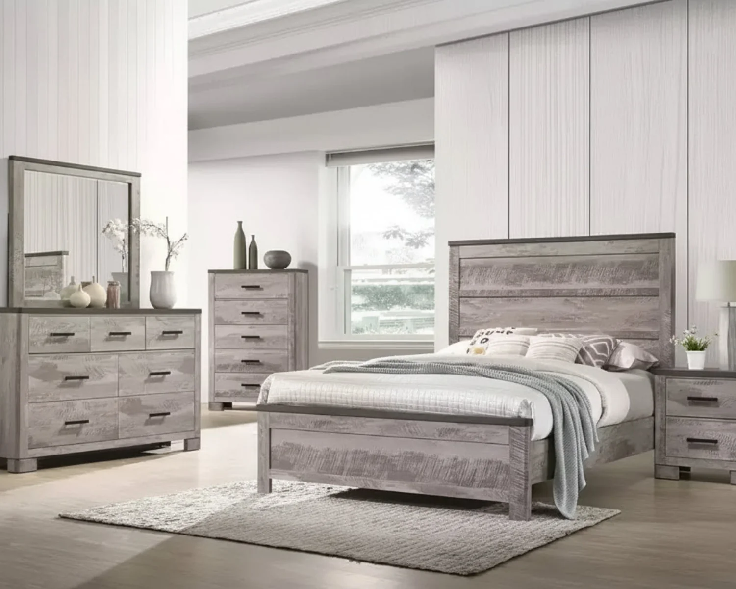 5 Drawer Chest Gray